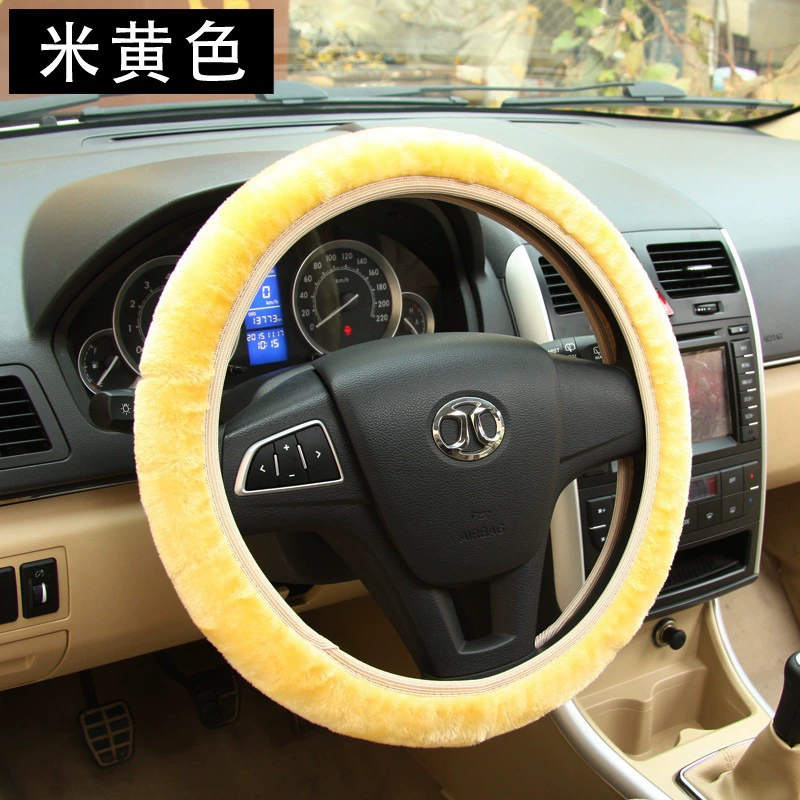 Winter steering wheel, keep warm plush universal handle for men and women