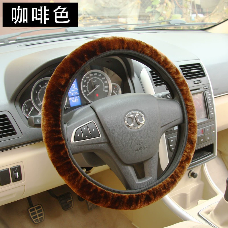 Winter steering wheel, keep warm plush universal handle for men and women