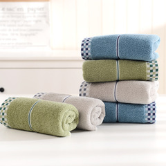 High Yang factory wholesale pure cotton towels direct sale stall popular simple home use towels with embroidery wholesale towels