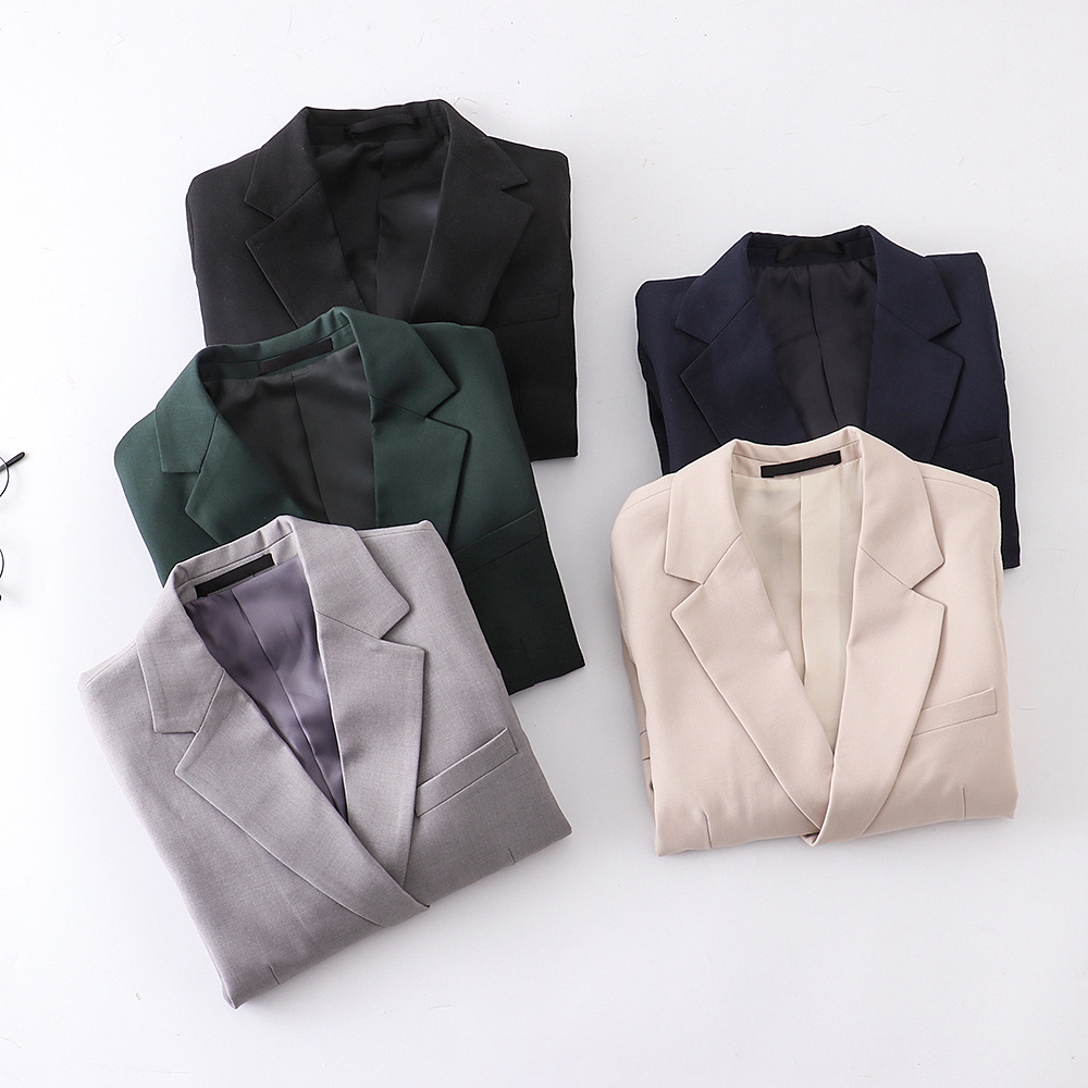 Short winter classic suit jacket