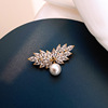 Brooch, classic suit jacket, protective underware, fashionable pin lapel pin, flowered