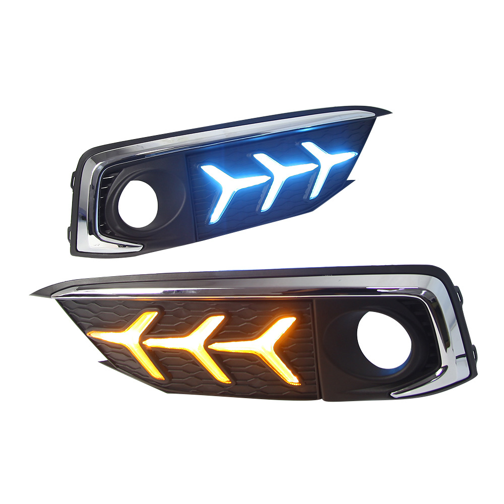 Adecuado para 19-20 Honda Civic luz diurna pescado hueso tipo 21 cívico LED luz diurna luz antiniebla
