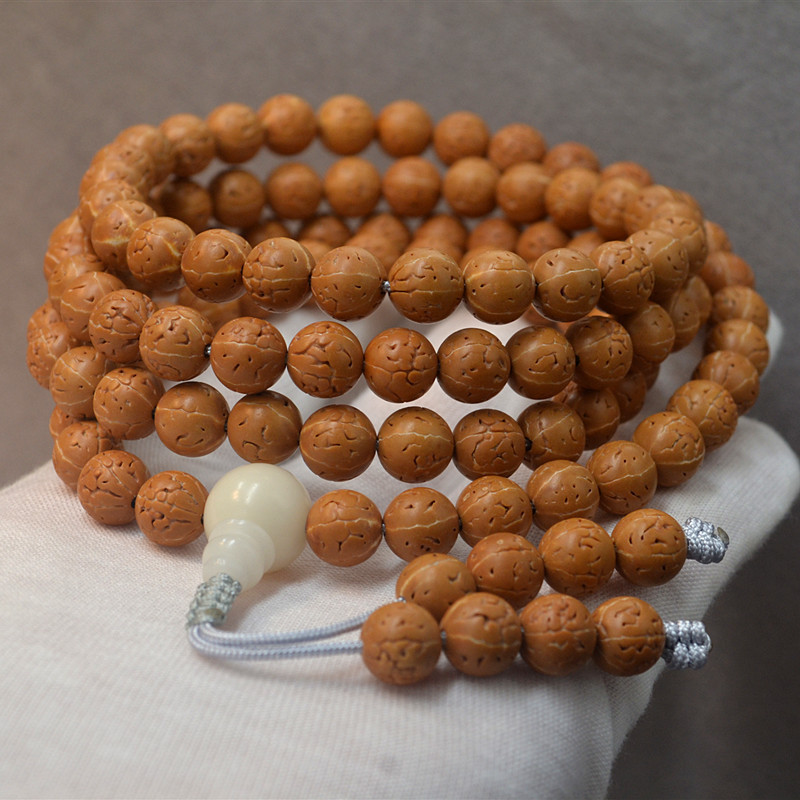 Multi-circle round toothless Diamond Bodhi bracelet 108 Diamond Bodhi beads DIY jewelry 8~9mm