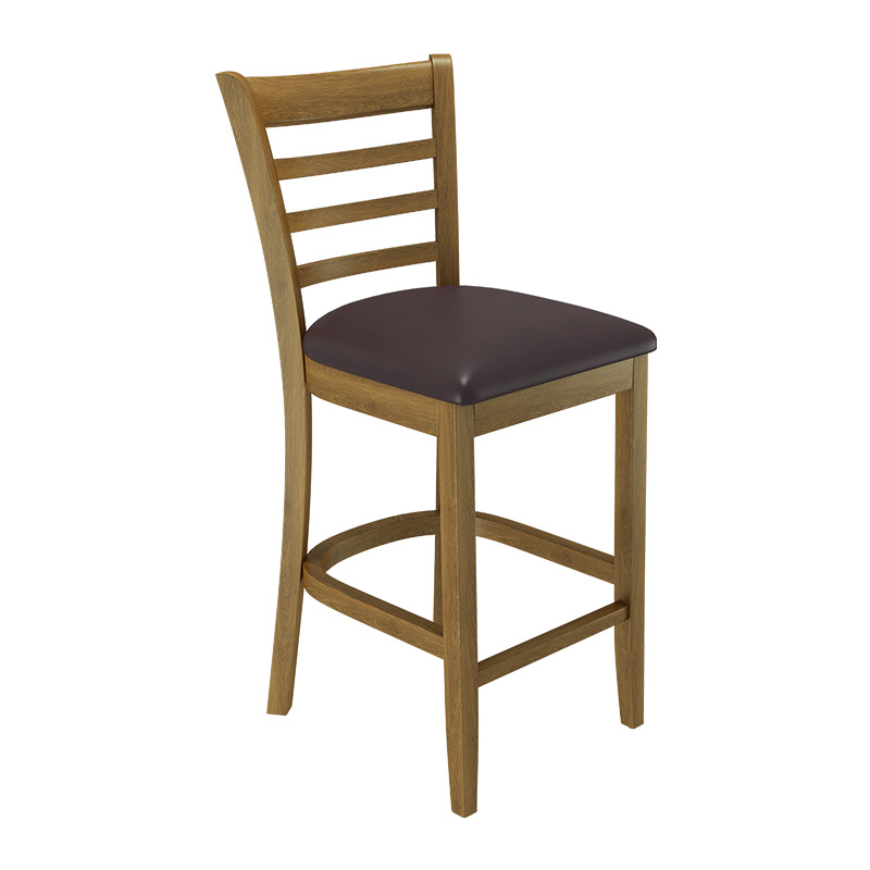 Silla de la barra de madera sólida 03