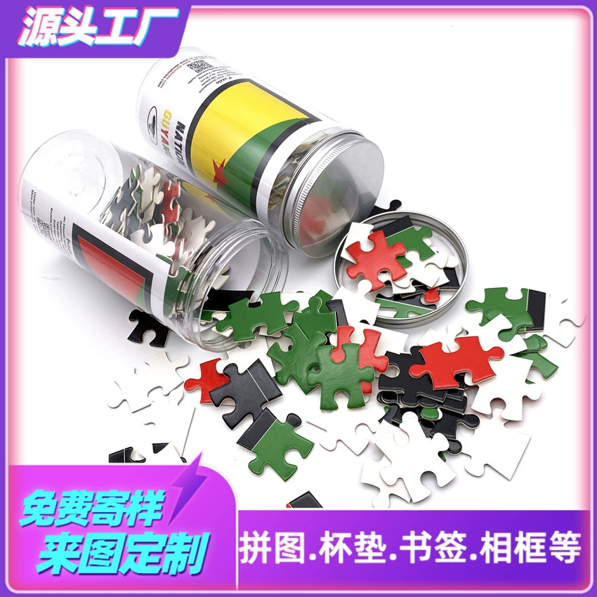 Головоломки 1000mini Пробирки в бутылках пазлы юбилей экологически чистая бумага бумажная трубка головоломки головоломки дети
