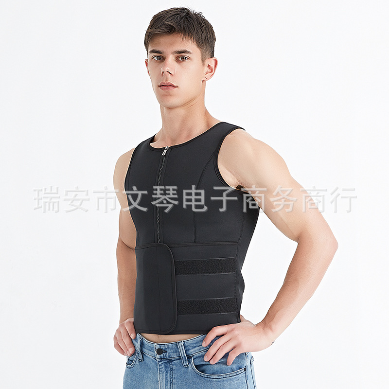 Ropa deportiva de neopreno que induce la sudoración, moldea la figura, de secado rápido, transpirable, prenda de compresión para hombre, ropa deportiva ajustada de secado rápido