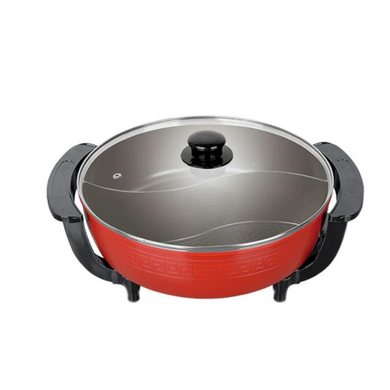 Корейский больший мощности электрический горшок- pot Multifunctional домашнего использования кухонный горшок, бесдымный дым, не липнет -shabu кипящий горшок