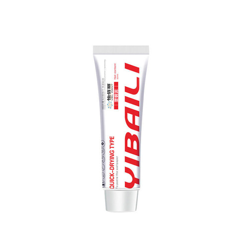 Yibaili plastic steel mud bathroom bathroom waterproof and mildew-proof glass glue sealant toilet edge sealing caulking paste