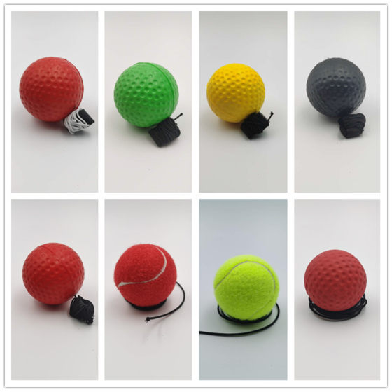 Cross-border boxing head-mounted elastic boxing speed ball reaction training ball fighting ball home fitness equipment
