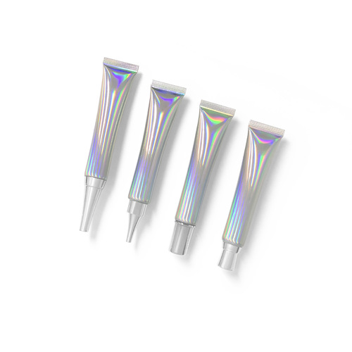 【20g】Colorful Silver Eye Cream Soft Tube 20ml High-end Packaging Soft Tube Lip Color Packaging Full Iridescent Silver