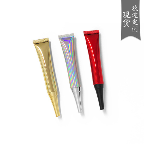 【20g】Colorful Silver Eye Cream Soft Tube 20ml High-end Packaging Soft Tube Lip Color Packaging Full Iridescent Silver