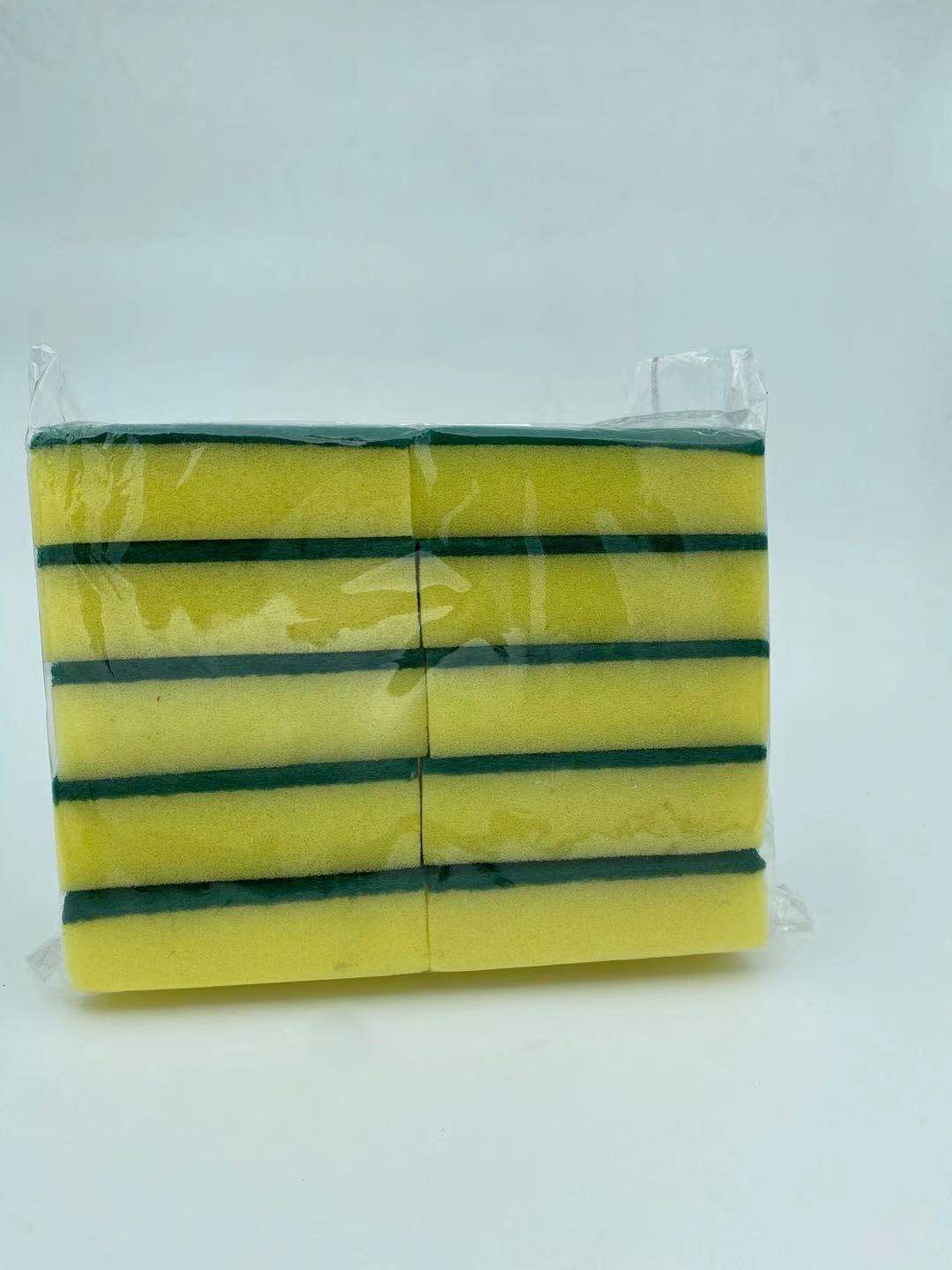 Esponja de limpieza de cocina de alta densidad de doble cara esponja para lavar platos almohadilla de fregado cocina paño de lavado bloque de esponja