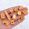 Realistic resin with accessories, pendant, accessory, necklace and earrings, bread, handmade, wholesale