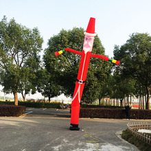 充气圣诞老人舞星气模空中摇摆跳舞人气模圣诞节户外充气广告装饰