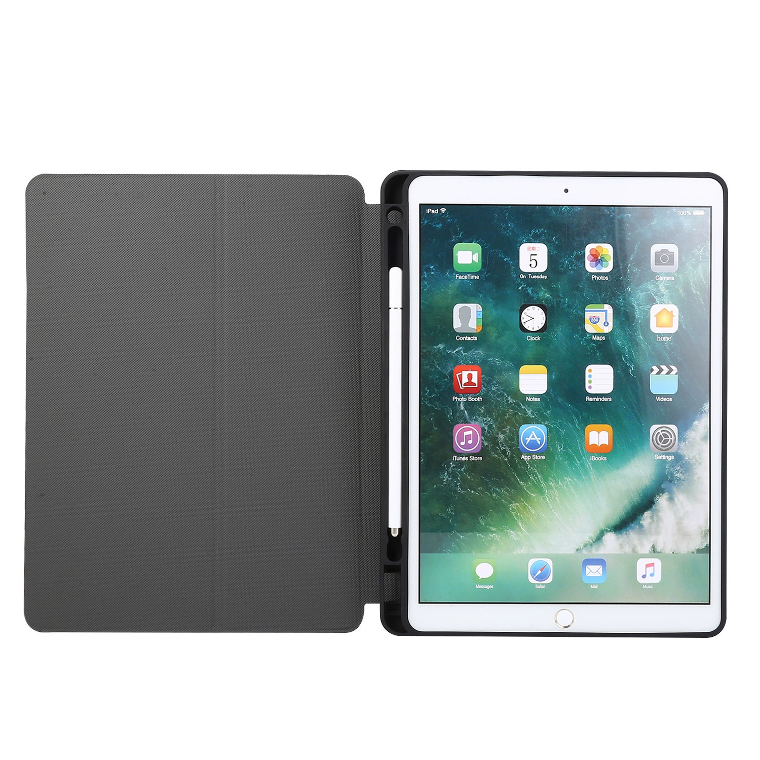 Популярное применение Apple iPad Air4 напряжение с пряжкой кожаный чехол паз спящий мини5 универсальный 10.9-дюймов мягкий чехол