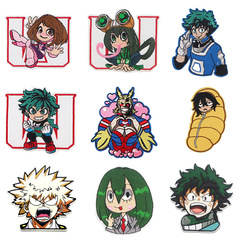 Anime My Hero Academia Patchwork Sticker, Embroidered Patch, Foreign Trade Accessory Fabric Sticker