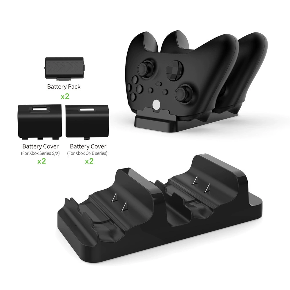 Зарядная док-станция TYX-532X двойная зарядка для контроллеров Xbox, 2×800 мАч батареи, ABS