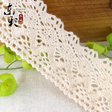【】3.8CM艾莉丝与花棉线花边现货100码起多次翻单生产钩针