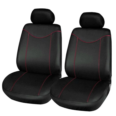 cover wish car interior supplies – Universal seat cover - p-4-piece-set-red-two-seat-p-type