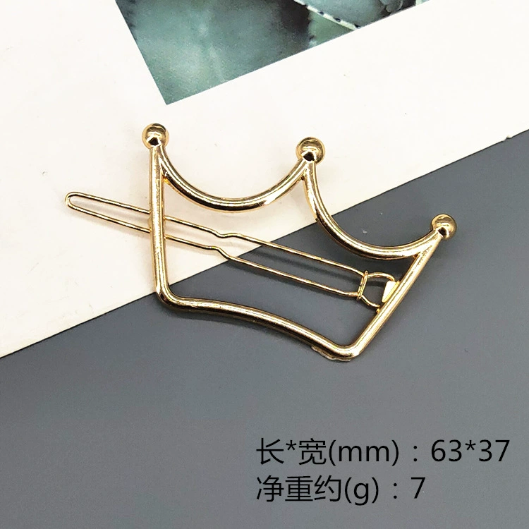 Металлическая зажим для волос, заколка- Crab pin с надписью, аксессуар для волос с бантом, корейский стиль, простой и элегантный дизайн