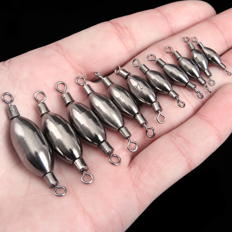 Fishing gear double ear copper hammer rotary ring copper hammer…
