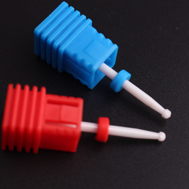 cabeza de molienda de cerámica de manicura pequeña cabeza de cerámica esférica accesorios de molienda eléctrica especial para eliminar la piel muerta y eliminar las uñas taladro