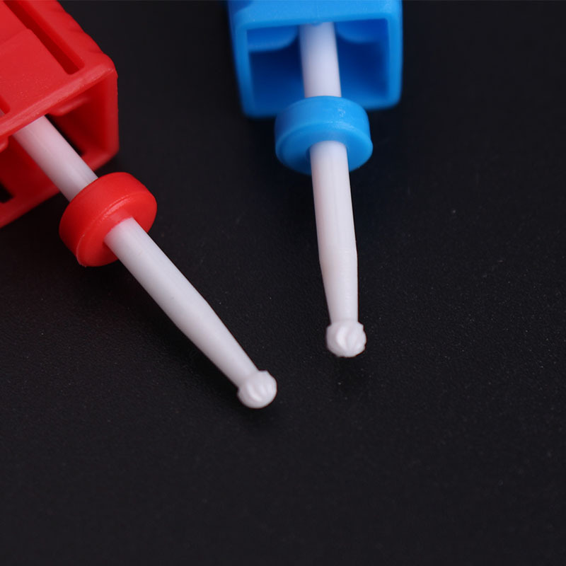 cabeza de molienda de cerámica de manicura pequeña cabeza de cerámica esférica accesorios de molienda eléctrica especial para eliminar la piel muerta y eliminar las uñas taladro