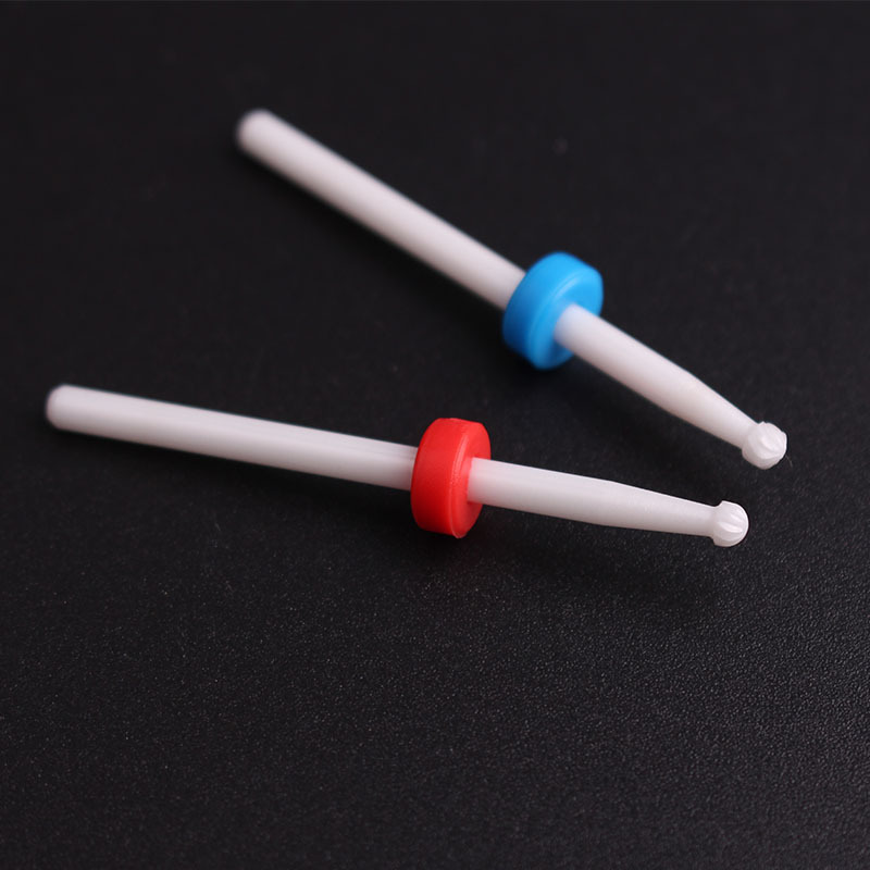 cabeza de molienda de cerámica de manicura pequeña cabeza de cerámica esférica accesorios de molienda eléctrica especial para eliminar la piel muerta y eliminar las uñas taladro