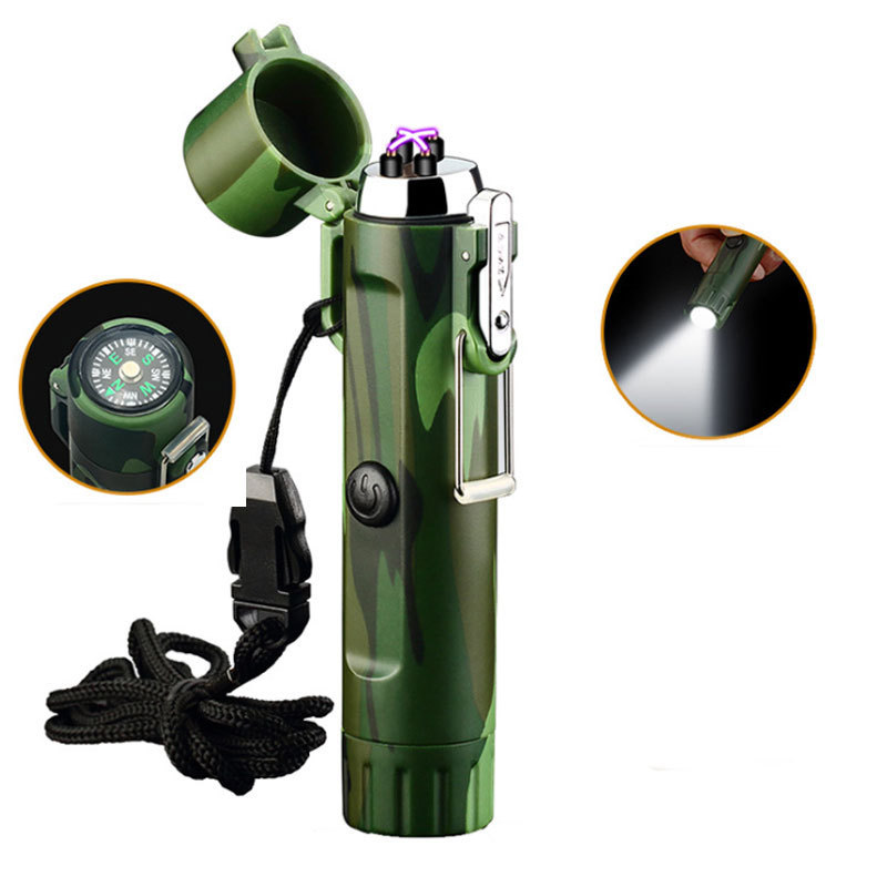 JL320 outdoor waterproof with lighting emergency light double arc charging lighter cross-border AliExpress JL320 outdoor waterproof with lighting emergency light double arc charging lighter cross-border AliExpress