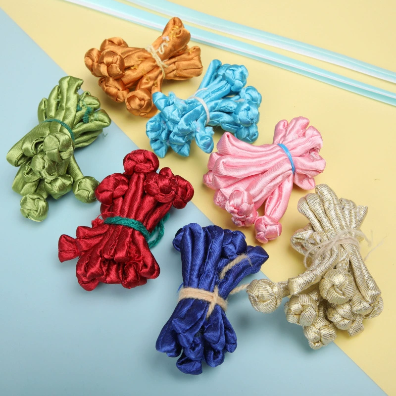 Хлопковый чонсам с крючками-лямками, ручная работа тканевая knot, ~9 см длина, аксессуар ханфу