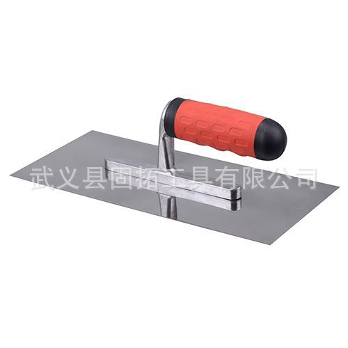 PT-2003双色柄不锈钢抹泥刀（碳钢抹泥板) 外贸工厂油灰刀