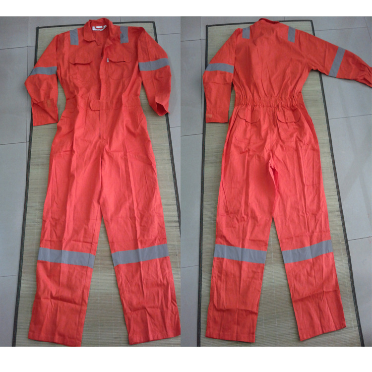 澳洲纯棉阻燃防火连体工作服 全棉阻燃连体工装