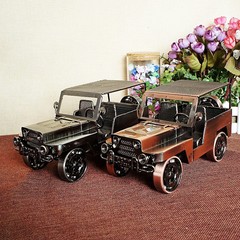 Metal ironwork antique car model figurine handmade factory new style bold electroplating rust-free SMT00129 multi-style 