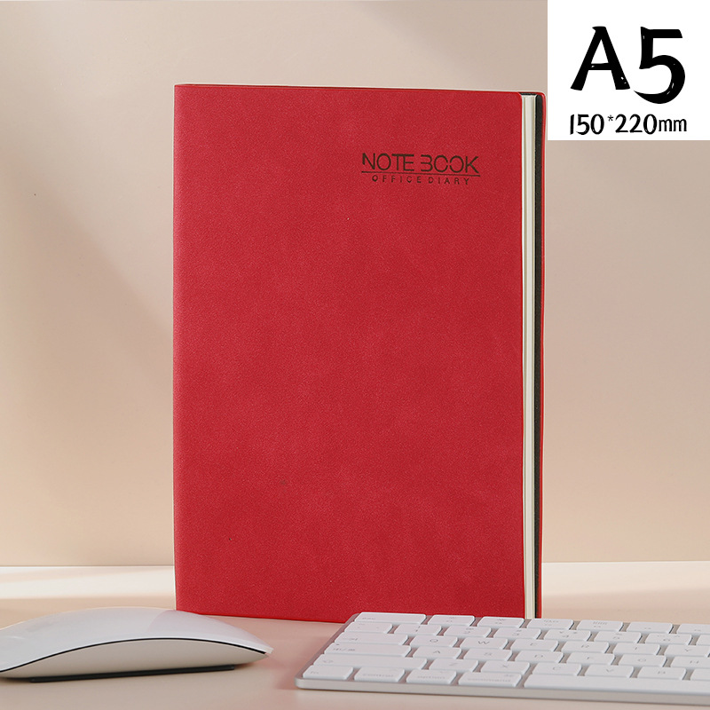 Engrosado cuaderno personalizado hebilla creativa suave diario de cuero al por mayor de negocios A5 Notebook logotipo personalizado