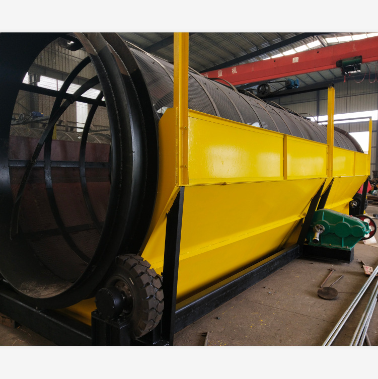 无轴防堵筛砖厂用防堵滚筒筛筛分设备滚筒筛分机