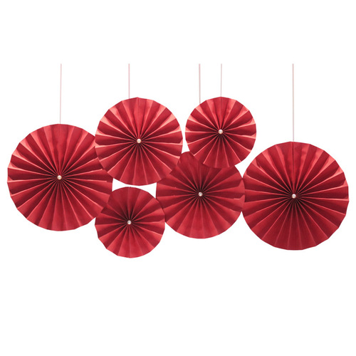 Chinese Valentine's Day Chinese white pearl paper fan wedding room background wall decoration props red heart paper fan flower