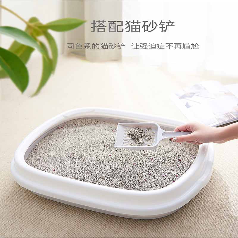 Semi-closed cat litter box split open toilet anti-splash cat supplies wholesale