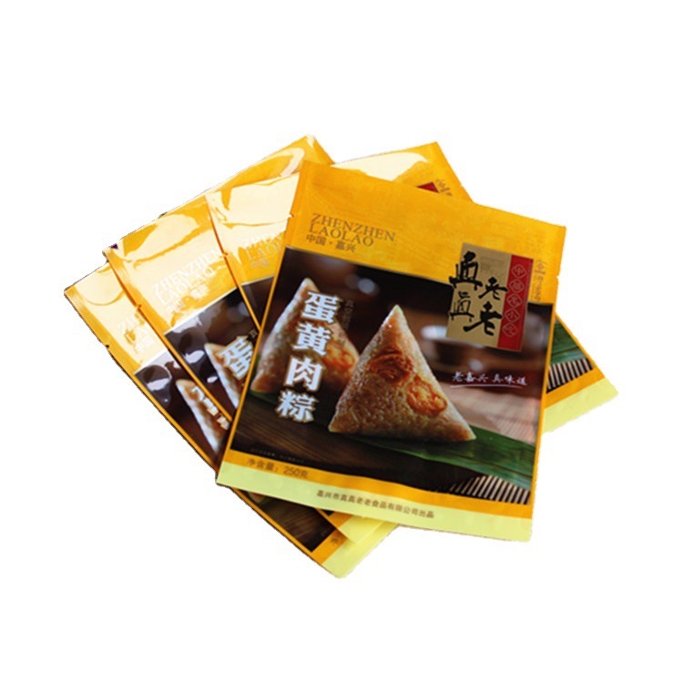 好品质厂家生产干式复合塑料袋 无溶复合彩印粽子食品外包装袋
