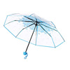 Internet celebrity new transparent umbrella personalized student umbrella literary folding umbrella female manufacturers spot wholesale