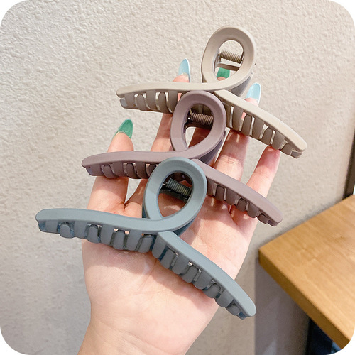 Korean ins hair grab square clip headwear hair clip back of the head simple temperament large grab clip bath shark clip