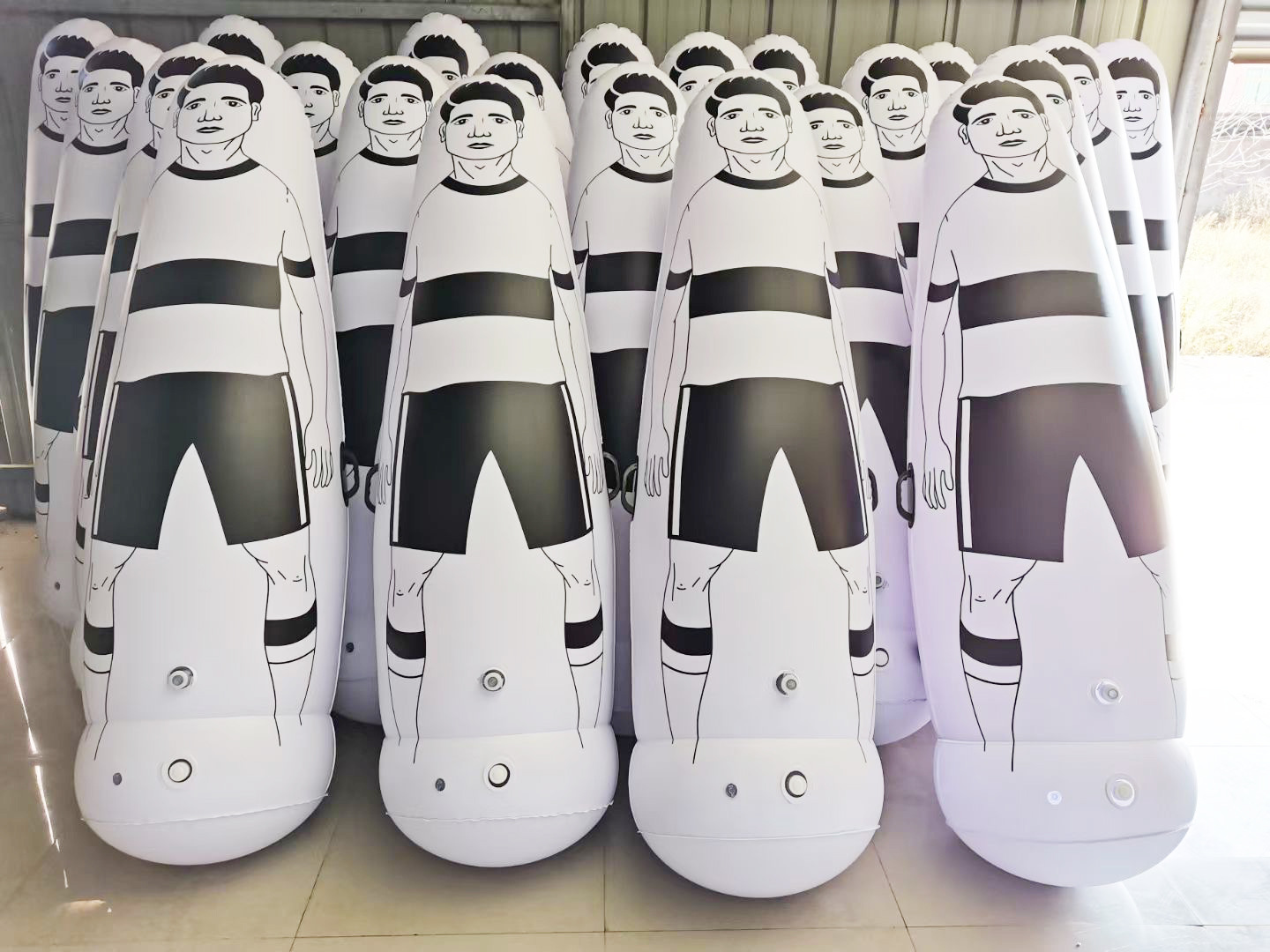 흰색 + 검정색 175cm 높이