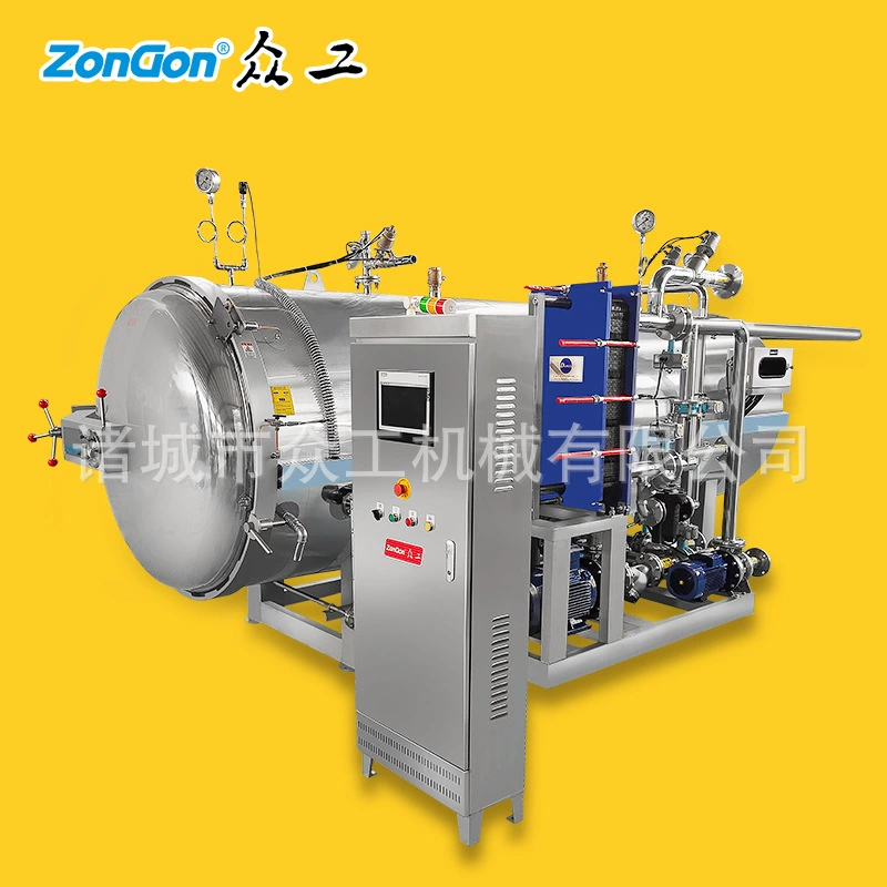 Пельмени риса бака стерилизации мясных продуктов могут высокотемпературный бак стерилизации брызг цыпленка утки топора стерилизации тушенный яйцом автоматический