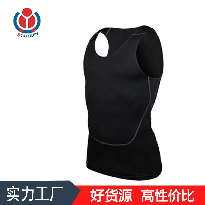 PRO Tight Sports Vest Professional Quick Dry Tight Basketball Training Running Compression Fitness Clothes Sportswear 1006