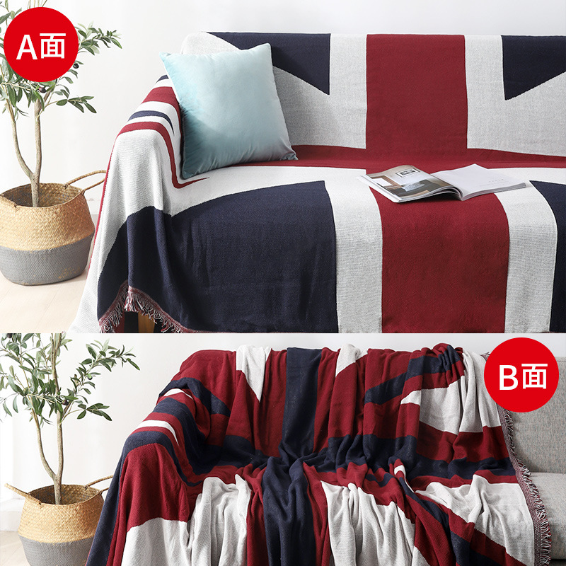 Una sola pieza de Internet celebridad sofá cubierta completa cubierta de polvo de tela INS estilo sofá CUBIERTA Cubierta cuatro estaciones cubierta universal toalla alfombra de picnic