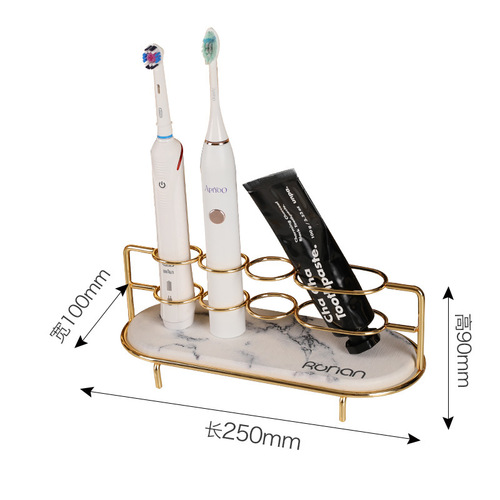 Diatomaceous earth bathroom shower vanity makeup storage washbasin toothbrush holder corner electric toothbrush stand