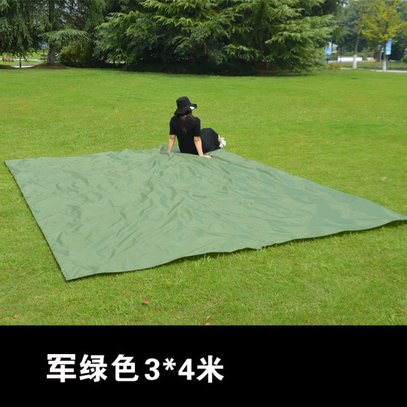 Branch Road outdoor tent moisture-proof Oxford 3*4 m floor cloth mat canopy large waterproof moisture-proof mat