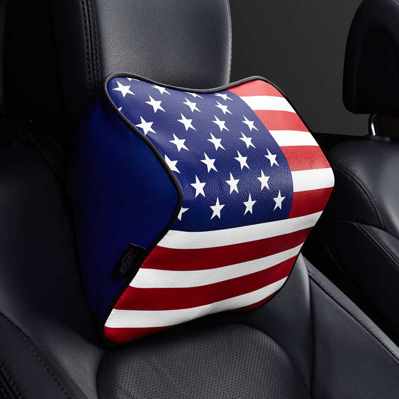 가죽 스타 스팽글 배너 베개 1