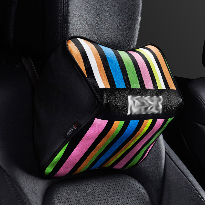 가죽 미니 삼각형 베개 1