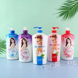 台湾进口澎澎沐浴露耐斯男女滋润型保湿清爽香浴乳多香味选1500ml