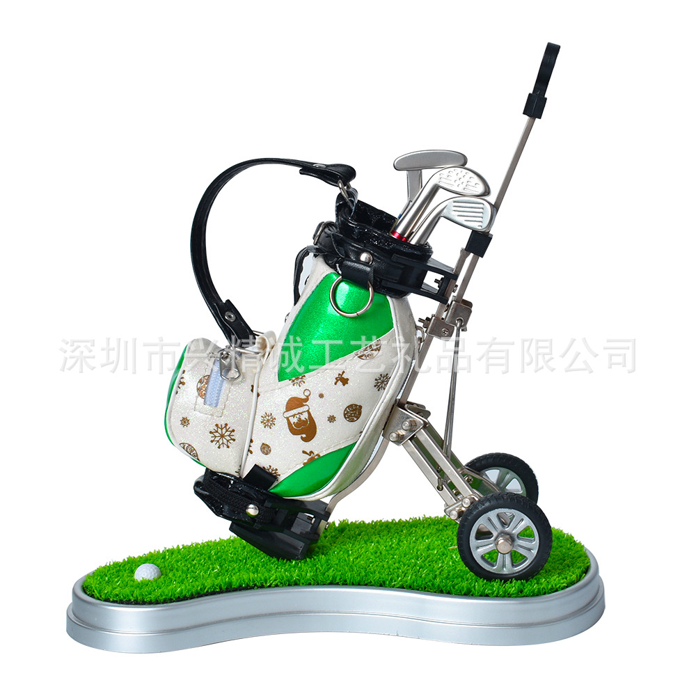 Estudiante creativo aprendizaje Premio papelería regalo Golf deportes creativo bolsa de golf titular la pluma traje